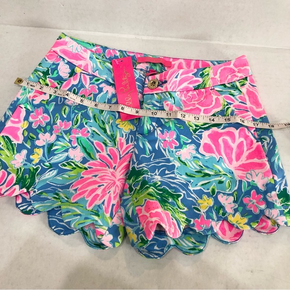 Lily Pulitzer Buttercup Stretch Short - NWT, Size 00, color: Zanzibar Blue - Picture 9 of 10